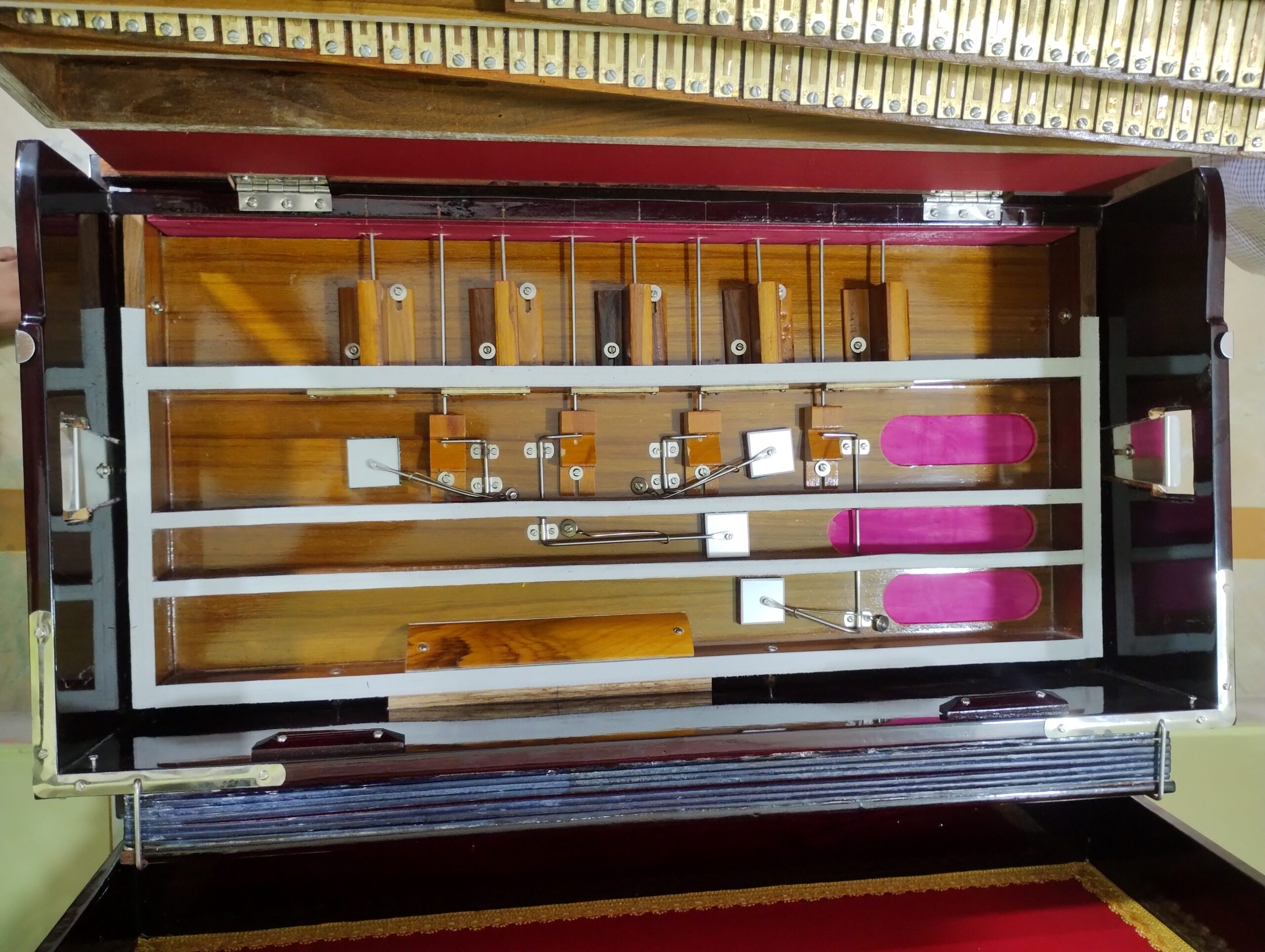 11 3 Line 9-Scale Changer Harmonium | Bass, Male & Female Reeds | No.1 Palitana Reed Quality - Image 12