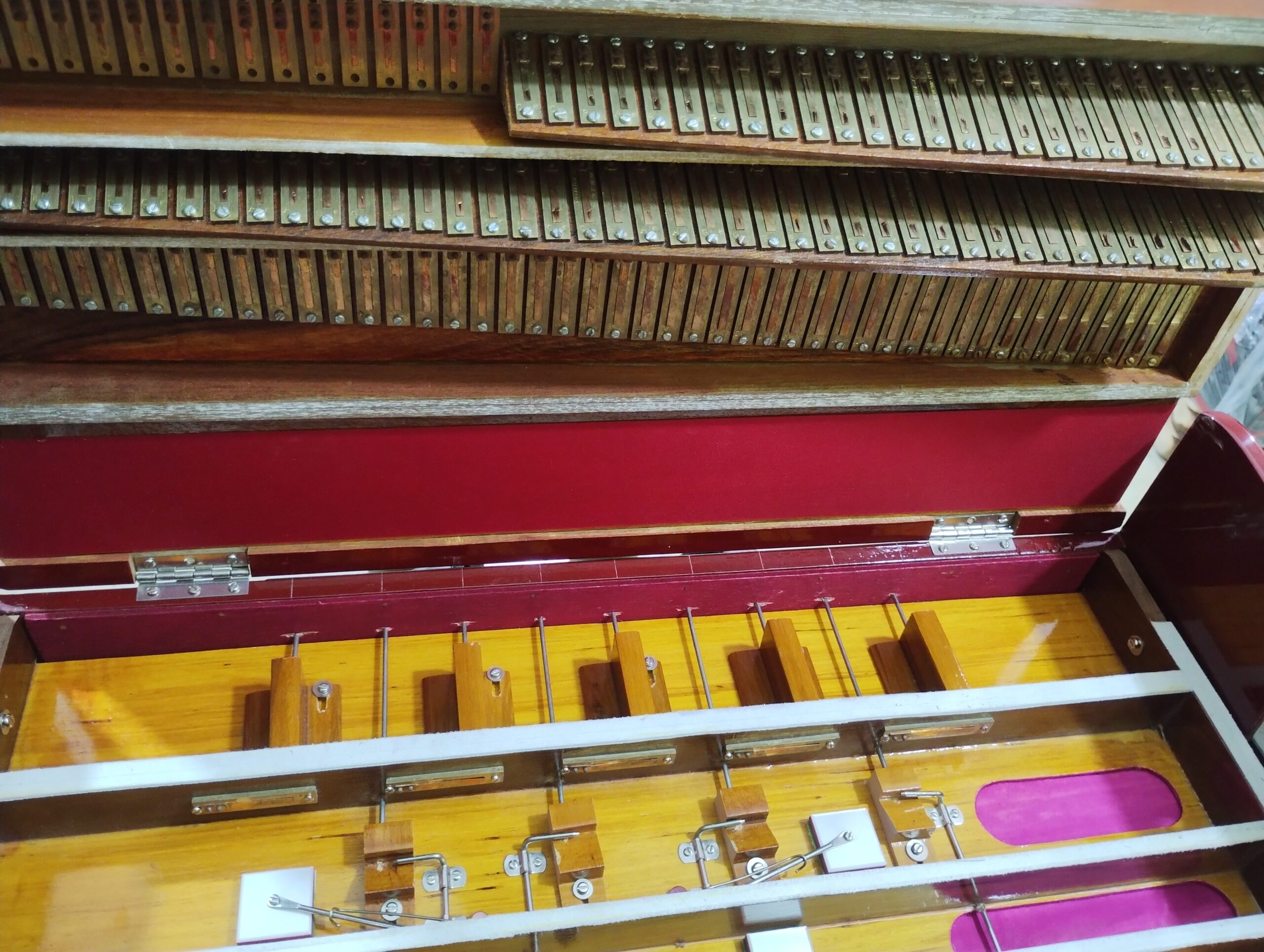 12 3 Line 9-Scale Changer Harmonium | Bass, Male & Female Reeds | 1 No. Palitana Reed Quality - Image 13