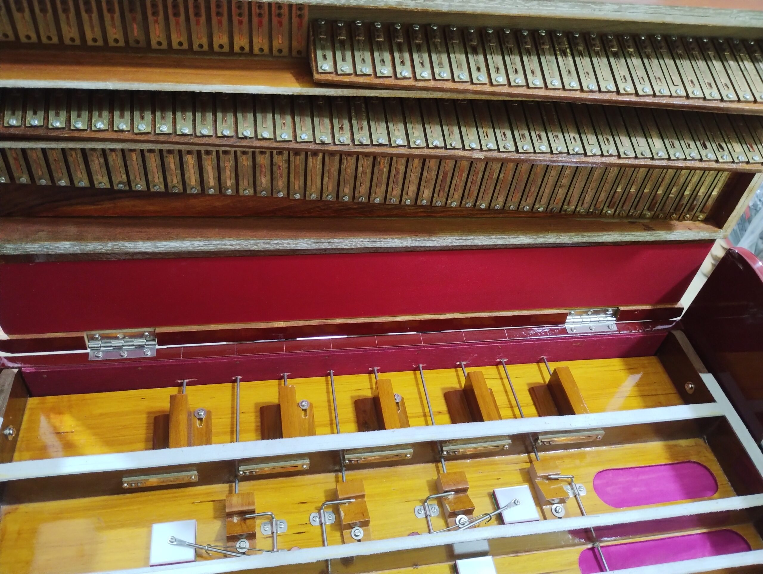 13 3 Line 9-Scale Changer Harmonium | Bass, Male & Female Reeds | 1 No. Palitana Reed Quality - Image 14